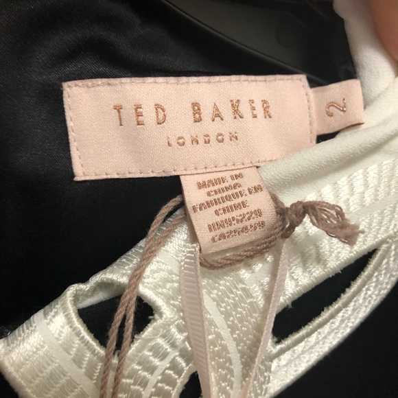 🌸SOLD🌸Ted Baker Embroidered Collar Dress 2 - Picture 5 of 6